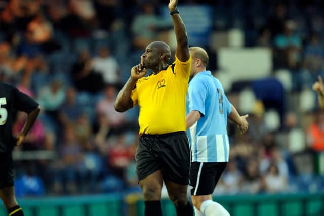 Former Premier League referee Uriah Rennie will take the whistle.