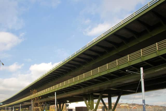 Tinsley Viaduct near Meadowhall