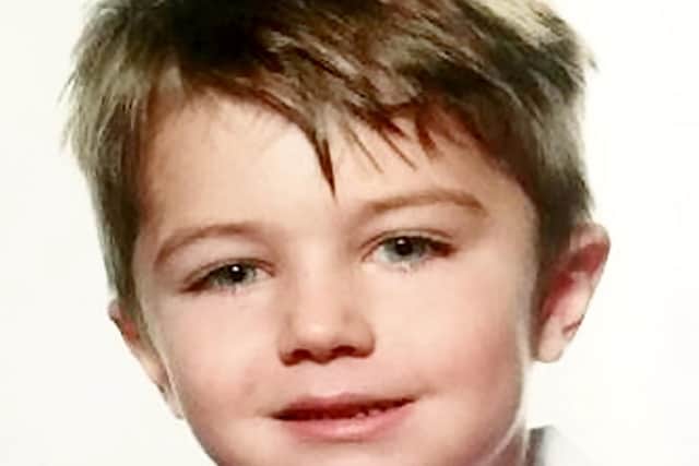 Five-year-old son Jenson Spellman