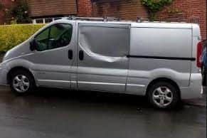 This van was broken into in Firth Park, Sheffield
