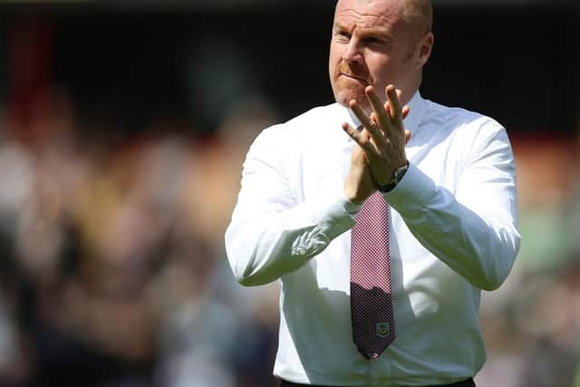 Burnley manager Sean Dyche: Nigel French/PA Wire.