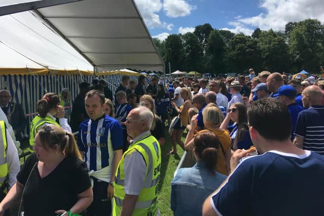 Thousand of Sheffield Wednesday supporters took to Hillsborough Park today to build up to the season ahead.