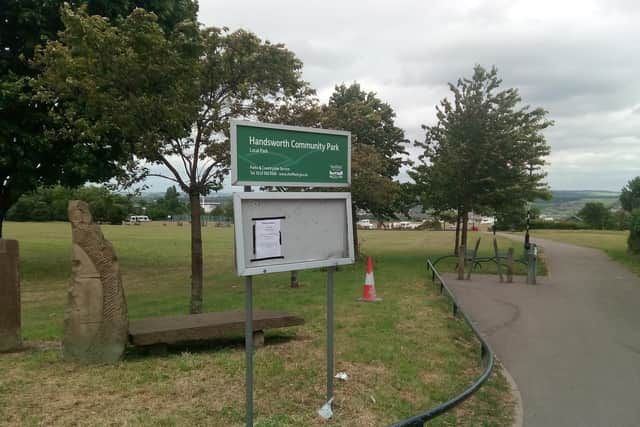 The teenager was 'verbally assaulted' at the park