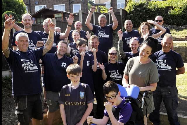 A charity has finished a back garden makeover for Lauren Chappell and her family.