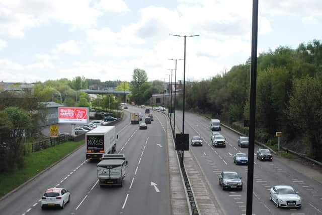 Sheffield Parkway. Picture: Sam Cooper / The Star.