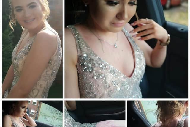 Pictures that were shared by Emilee's mum on her Facebook, after the incident two weeks ago.