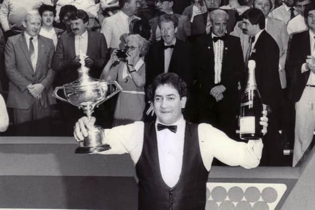 Joe Johnson was crowned World Snooker champion in 1986.