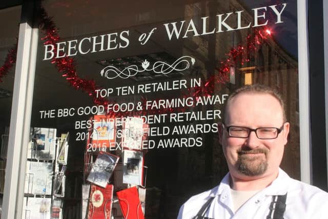 Butcher Chris Beech of Beeches of Walkey
