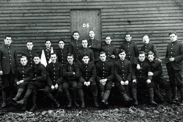 Sheffield City Battalion at Redmires Camp in 1914