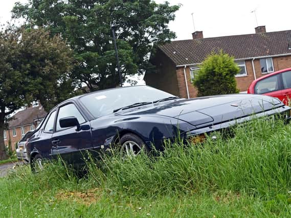 Residents said the Porsche hasn't moved from this spot on Atlantic Road since last September.Picture: Marie Caley