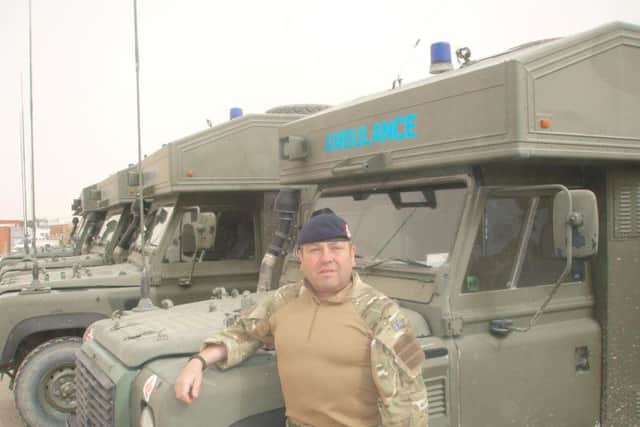 WO2 Steer was in charge of battlefield ambulances