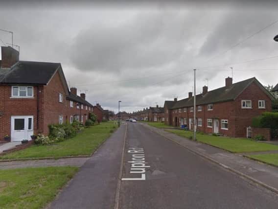 The incident happened on Lupton Road in Lowedges (Google).