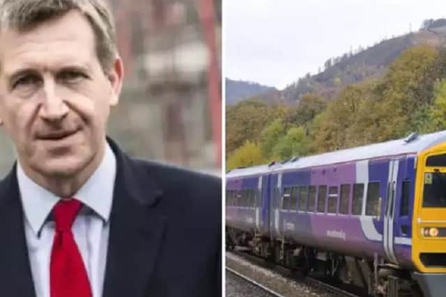 Dan Jarvis and train services.