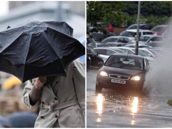 The Met Office has issued a yellow 'be aware' warning for rain.