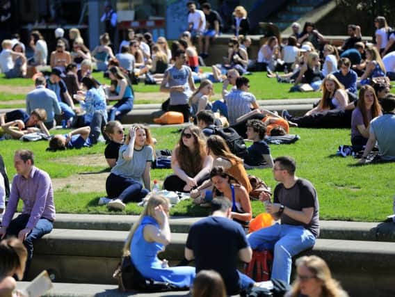 Sheffield is set for warm, sunny spells on Sunday, the Met Office said.