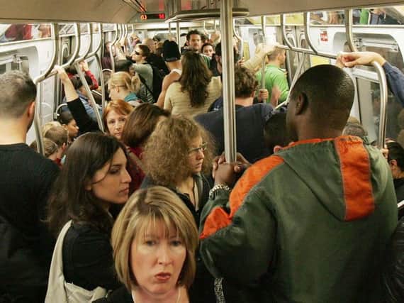 Overcrowded trains
