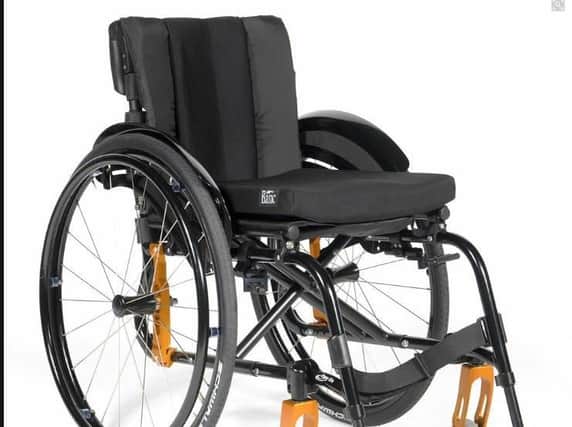 Two wheelchairs, similar to this, were stolen from a Sheffield sports centre