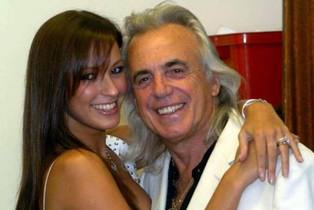 Peter Stringfellow and his wife, Bella