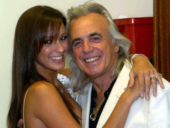 Peter Stringfellow and his wife, Bella