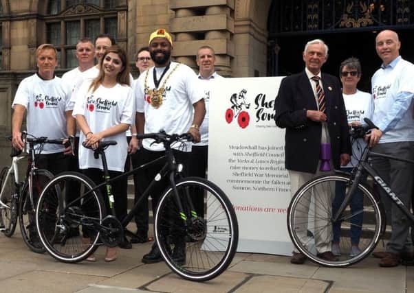Lord Mayor Magid Magid and Sheffield to The Somme supporters