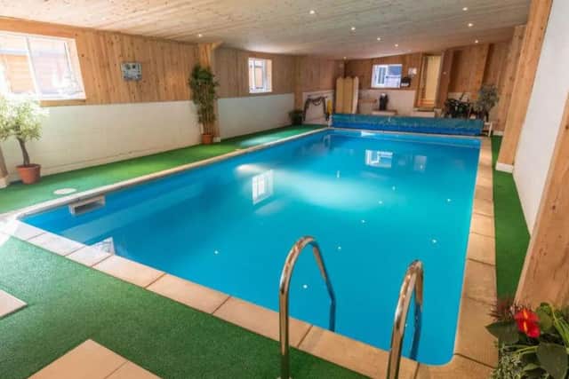 Birch Cottage boasts its own large indoor heated swimming pool for guests to enjoy (Photo: Airbnb)