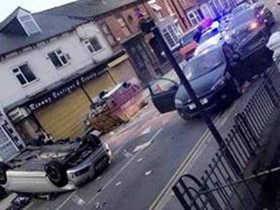 The scene of the crash on Staniforth Road. Picture: Nasar Khan