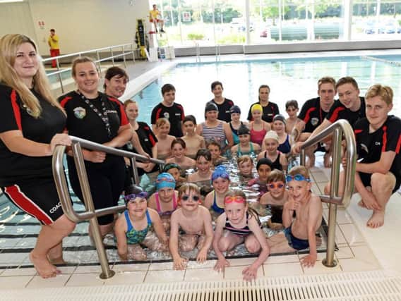 Coaches, volunteers and members of the City of Sheffield Water Polo Monsters, pictured.