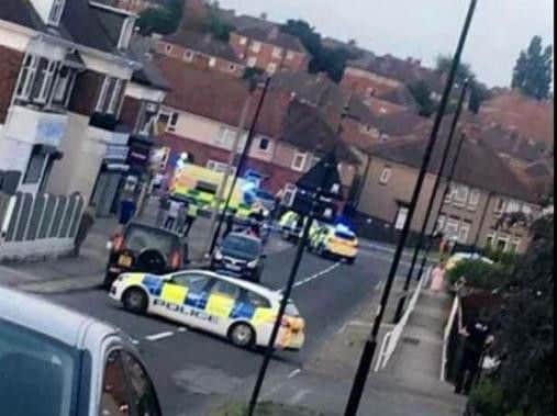 Police activity in Woodthorpe after a shooting last night
