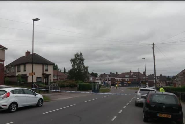 A large police cordon remains in place in Woodthorpe this morning