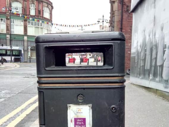 Fine behaviour: Those who don't use Rotherham's litter bins face the prospect of a fixed penalty notice.
