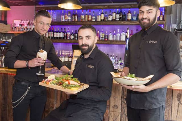 The Grind Cafe in High Street Doncaster
Bogdan, Haydar and Hamad will tend your drinks and serve your food