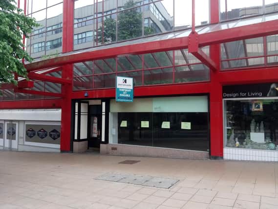 The former furniture store at Barker's Pool where Barkers Wine Bar is set to open shortly