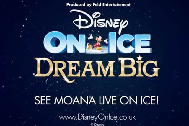 Disney On Ice show Dream Big skating in at Sheffield FlyDSA Arena