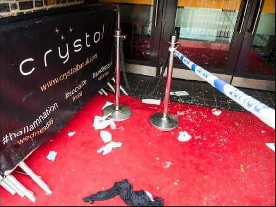 Six men were stabbed at Crystal on New Year's Day