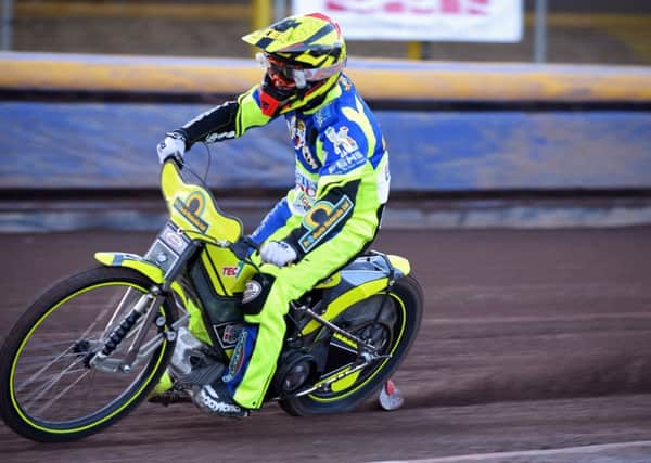 Sheffield Tigers (Speedway). Lasse Bjerre, pictured. Picture: Marie Caley NSST Speedway MC 19