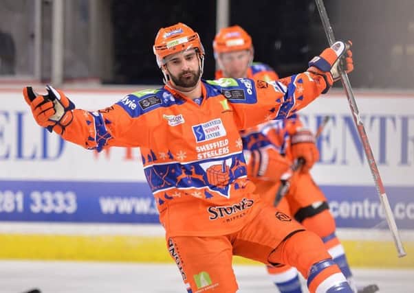 Mathieu Roy 
Sheffield Steelers 2017-18 
Picture: Dean Woolley