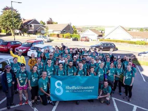Hundreds of walkers took part in the Big Walk to raise funds to bring revolutionary medical imaging to Yorkshire