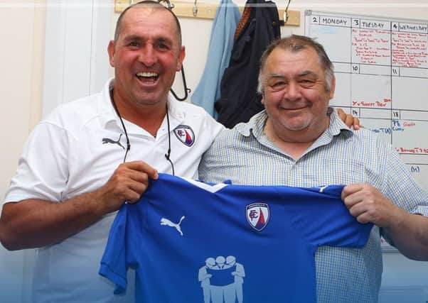 Martin Allen met fans in his office this week (Pic: Tina Jenner)