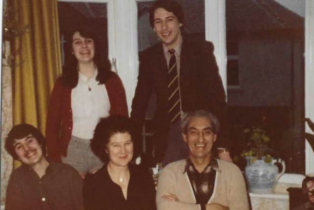 Betty, Lawrence, Jane, Martin and Chris in March 1980