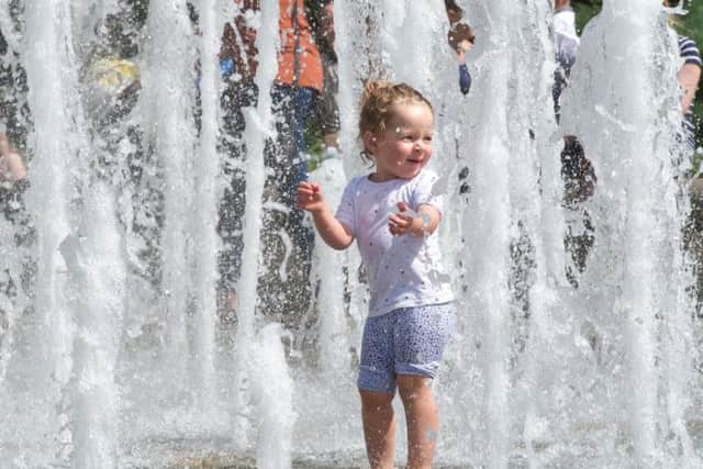 Keep cool this summer, with some water fun, at Sheffield's Peace Gardens