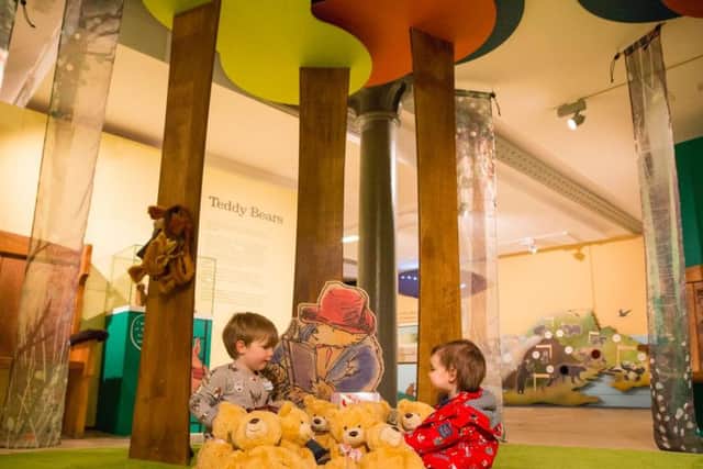 Visit the glade - representing an open woodland - specially build for Bears! storytelling and events inside the gallery