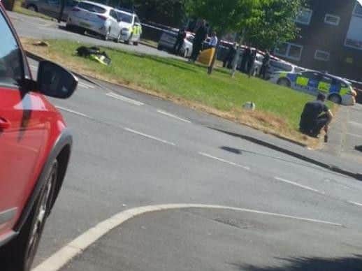 Emergency services are in Lupton Road this morning