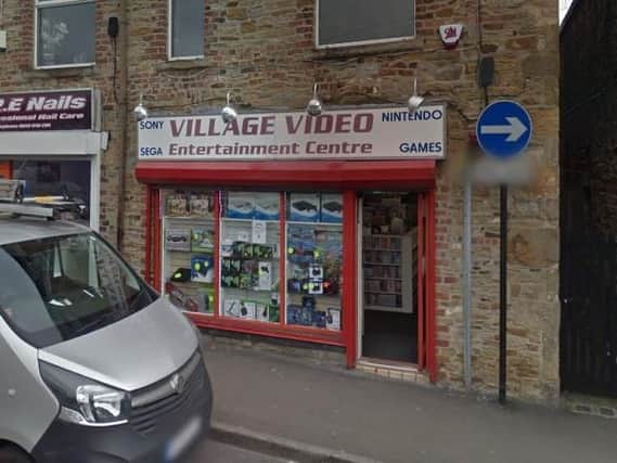 Village Video, which recently changed its name to Zap Video Games before closing, in Woodhouse (pic: Google)
