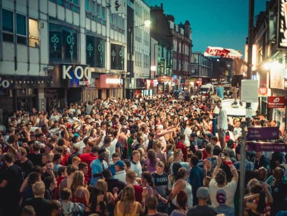 Silver Street is set for another England World Cup party. (Photo: Tom Tranter/Foto by Tom).