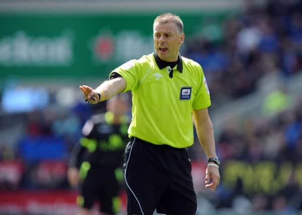 21 April 2012.....  Cardiff City v Leeds United
Referee Mark Halsey