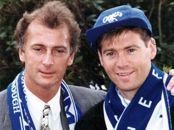 Trevor Francis on the day Chris Waddle signed for Sheffield Wednesday