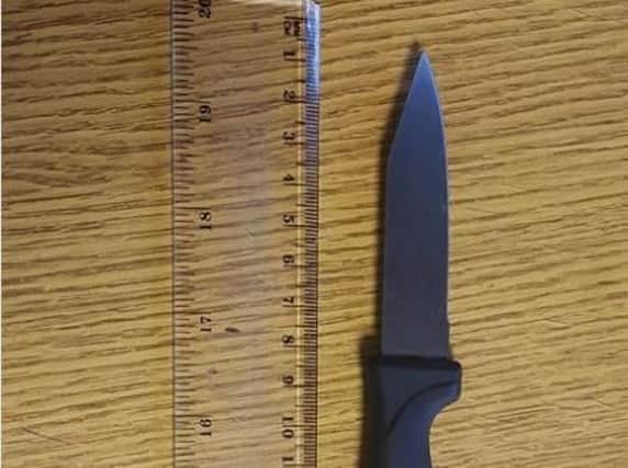 A member of the public found a knife on Shirecliffe Road, Shirecliffe, Sheffield