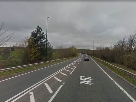 A man died in a head-on collision on the A57 near Beighton yestertday