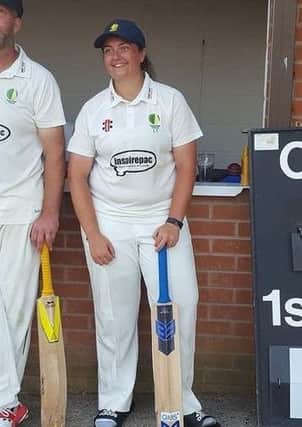 Lauren Tuffrey 110 and  John Whiteley 132 for Chesterfield 3rd XI