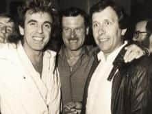 Barry with Peter Stringfellow in his younger days